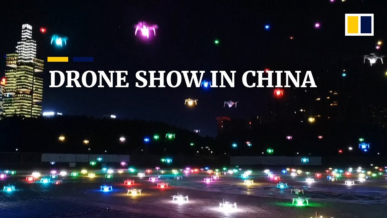 Drones china drone show jets times york stars air not